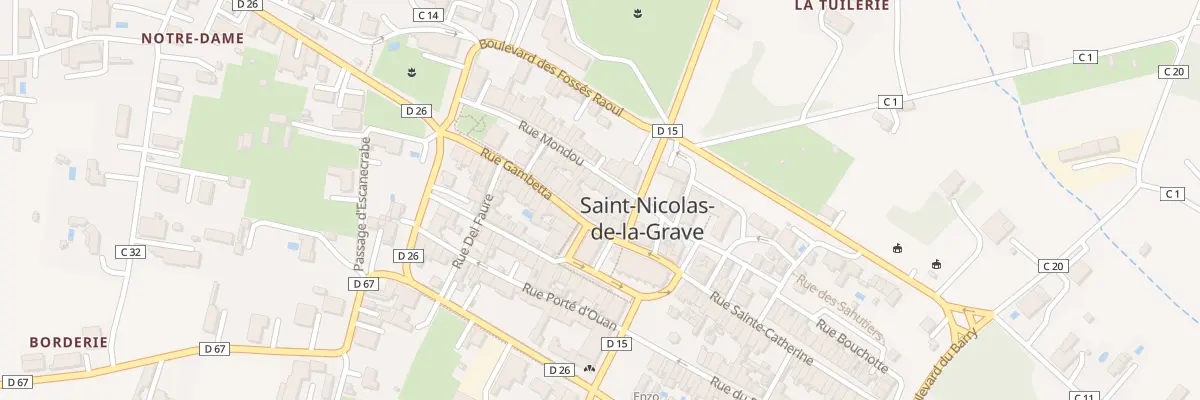 Plan du 10 Pl de la Halle à Saint-Nicolas-de-la-Grave