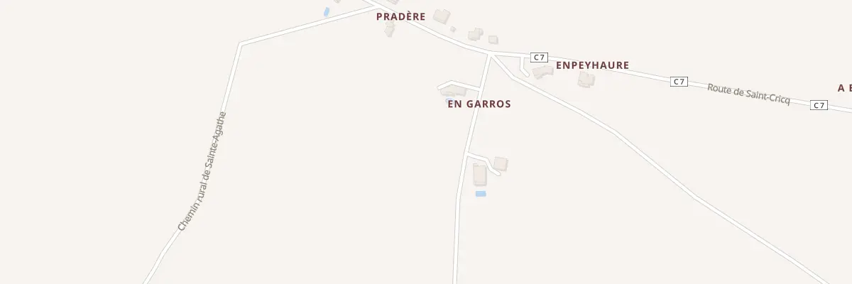 Plan du 1297 Rte de Saint-Cricq à Encausse