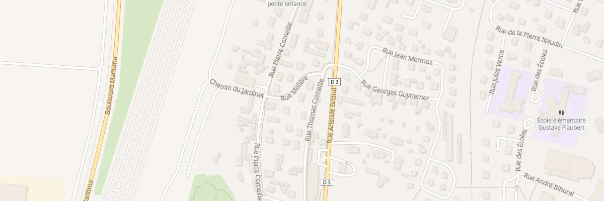 Plan du 6 Rue Moliere à Petit-Couronne