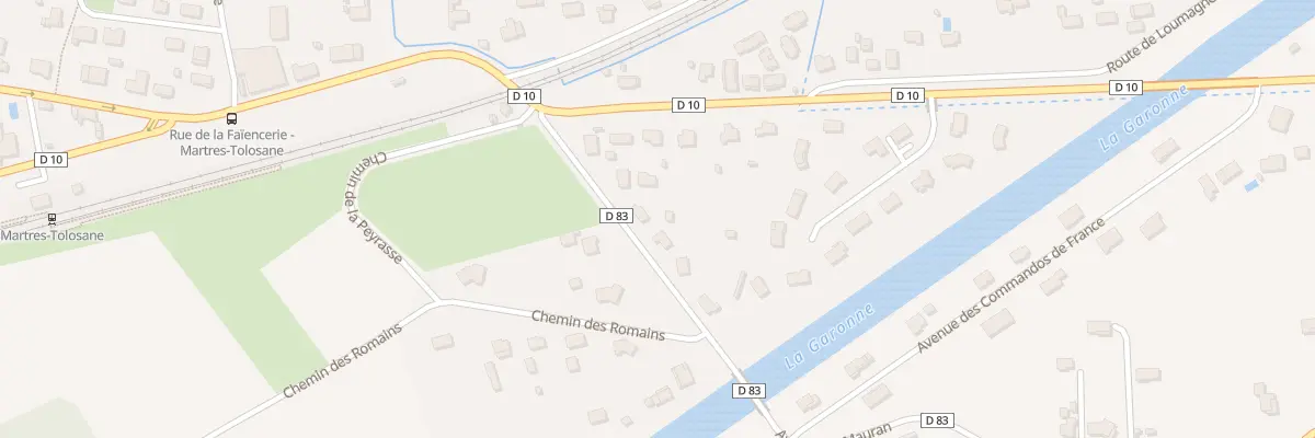 Plan du 5 Av de Mauran à Martres-Tolosane