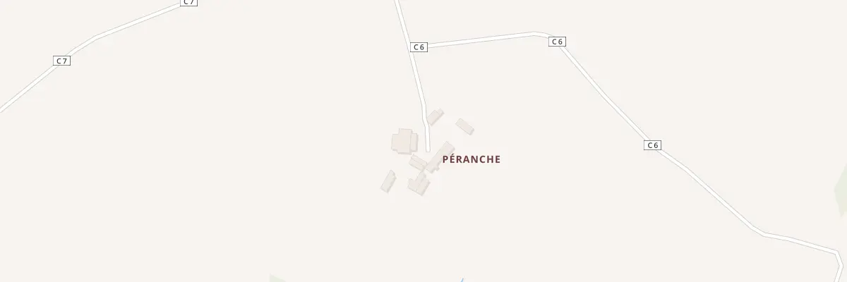 Plan du 1 Peranche à Oradour-Saint-Genest