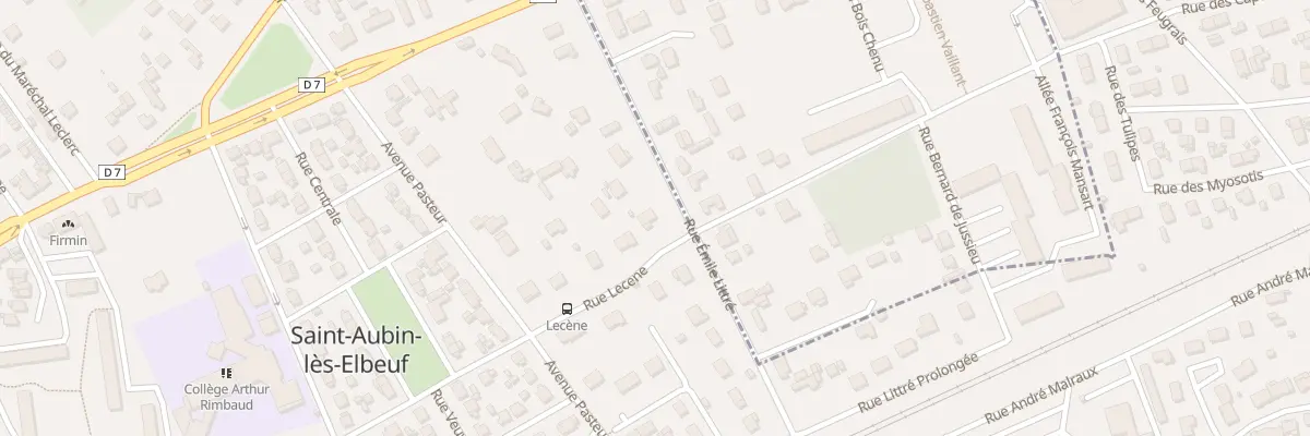 Plan du 11 Rue René Lecene à Saint-Aubin-lès-Elbeuf