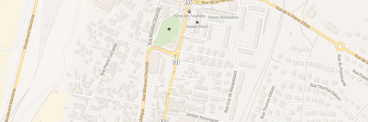Plan du 1329 Rue Aristide Briand à Petit-Couronne