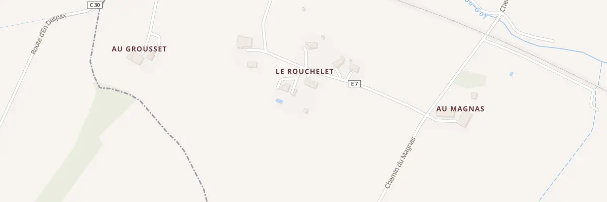 Plan du 213 Chem du Rouchelet à Clermont-Savès