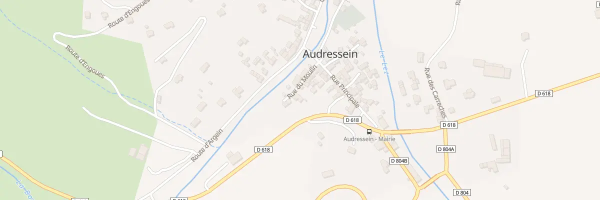 Plan du 45 Rue du Moulin à Audressein