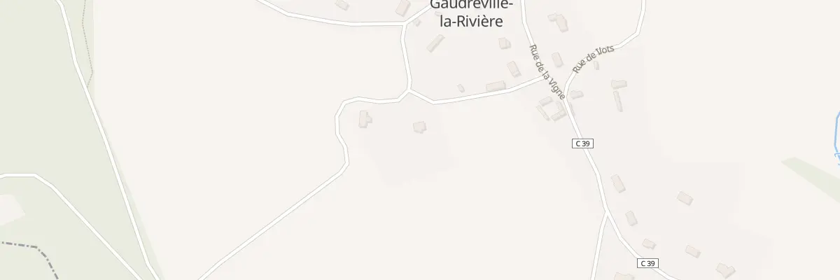 Plan du 11 Rue des Grands Riands à Gaudreville-la-Rivière