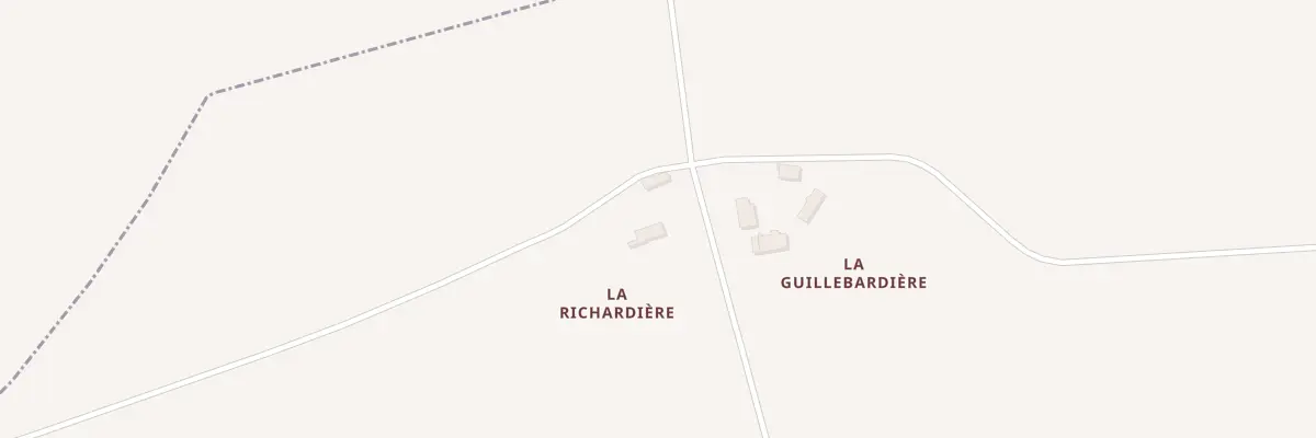 Plan du 1 La Richardière à Saint-Nicolas-des-Motets