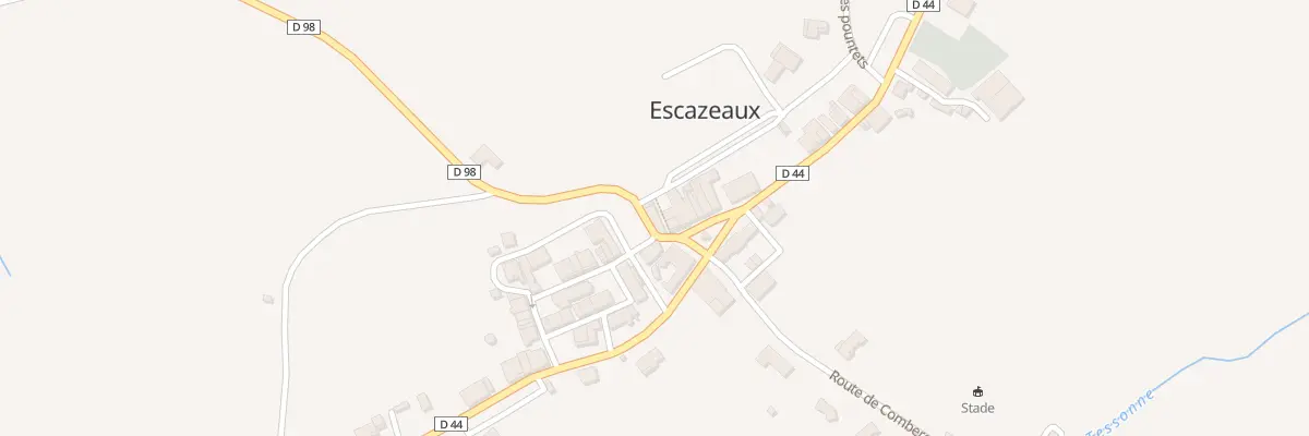 Plan du 5031 Escazeaux à Escazeaux