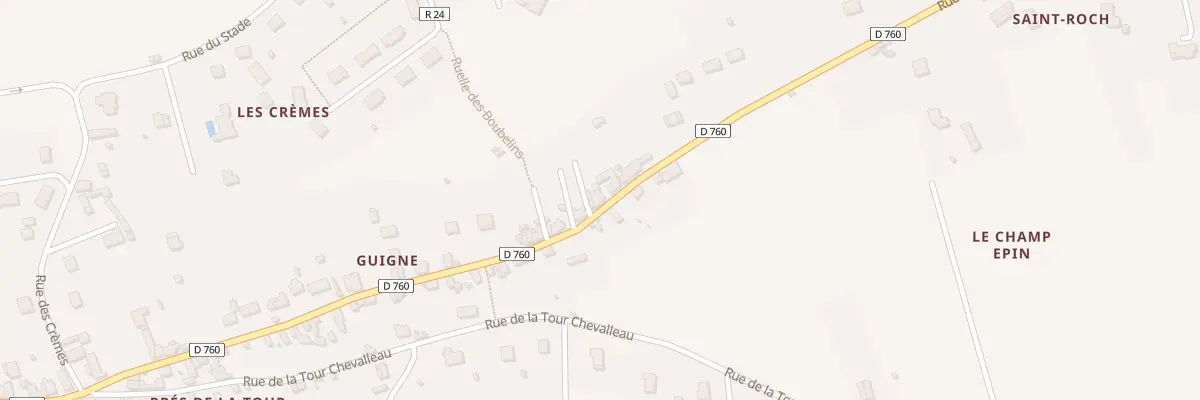 Plan du 132 Rue de Guigne à Beaulieu-lès-Loches