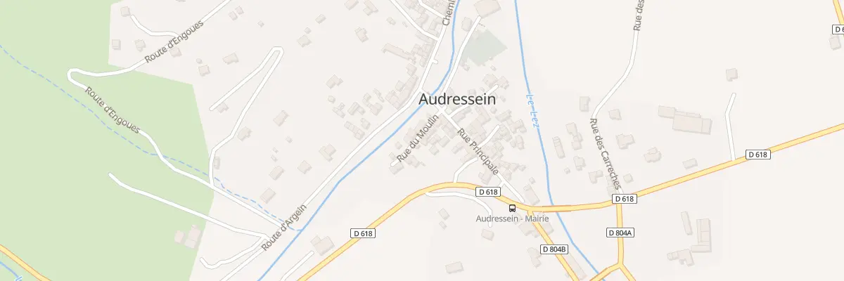 Plan du 43 Rue du Moulin à Audressein