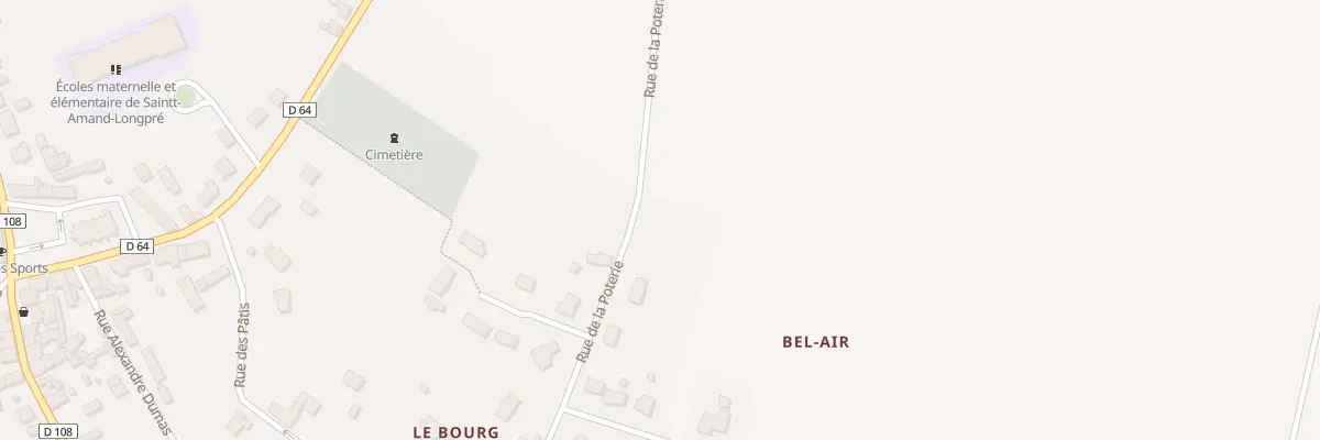 Plan du 41 Rue de la Poterie à Saint-Amand-Longpré