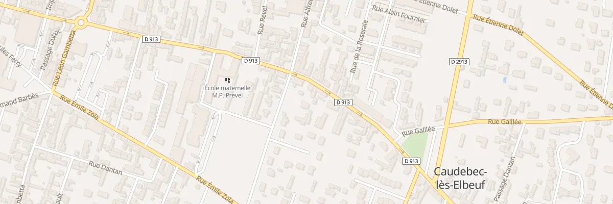 Plan du 113A Rue de la République à Caudebec-lès-Elbeuf