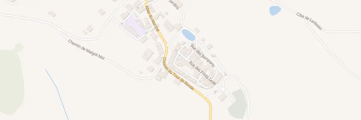 Plan du 2 Rue des Ponts Levis à Sérignac