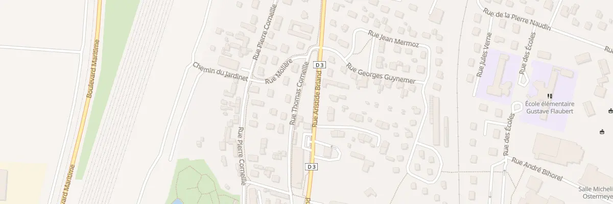 Plan du 912 Rue Aristide Briand à Petit-Couronne
