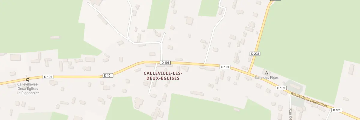 Plan du 295 Rte de la Republique à Calleville-les-Deux-Églises