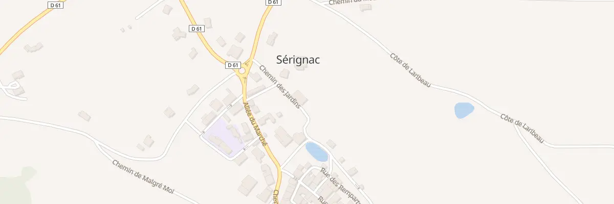 Plan du 5132 Campunaude à Sérignac