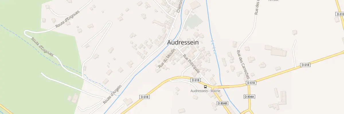 Plan du 41 Rue du Moulin à Audressein