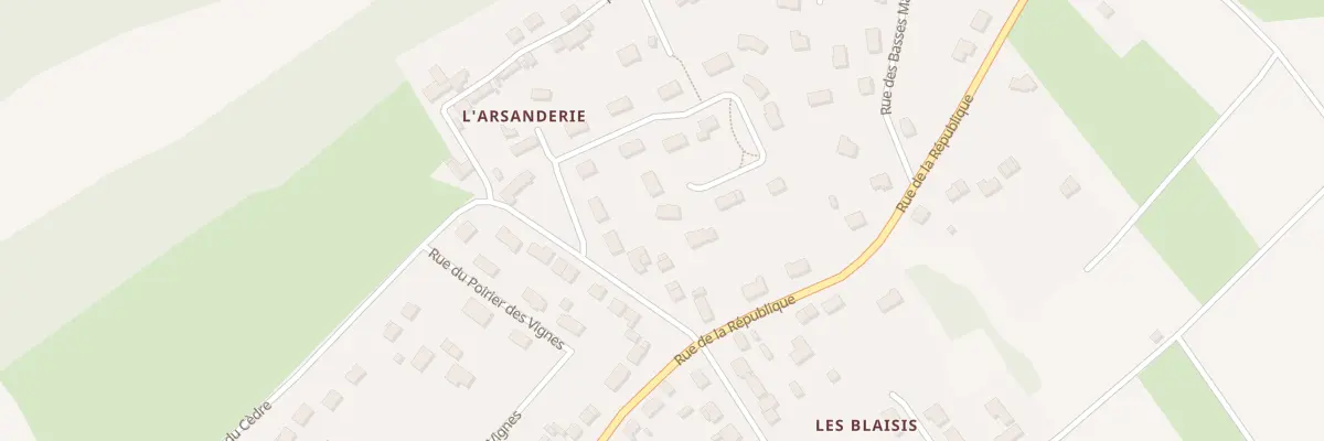 Plan du 19 Imp du Clos des Jardins à Chargé