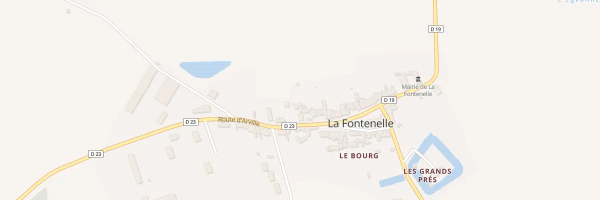 Plan du 4 Rte d’Arville à La Fontenelle