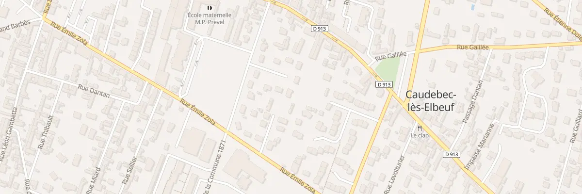 Plan du 103D Rue de la Commune 1871 à Caudebec-lès-Elbeuf