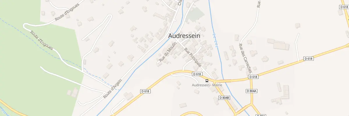 Plan du 42 Rue du Moulin à Audressein