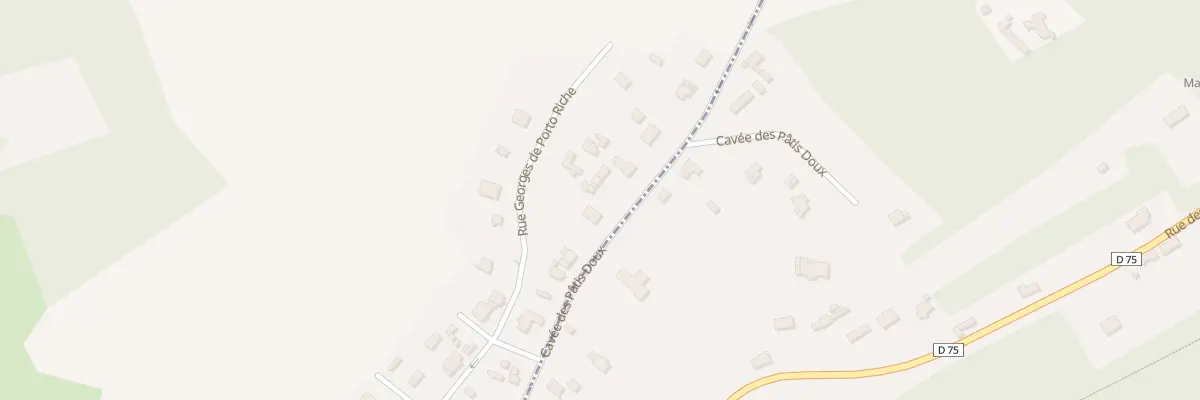 Plan du 23 Rue Cavée des Patis Doux à Varengeville-sur-Mer