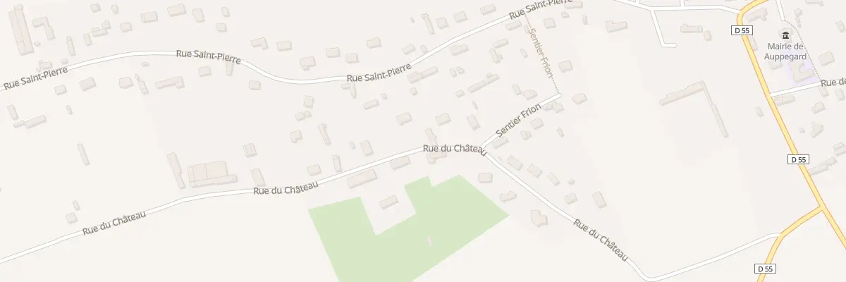 Plan du 454 Rue du Château à Auppegard