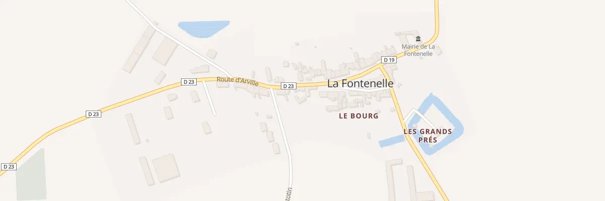 Plan du 3 Rte d’Arville à La Fontenelle
