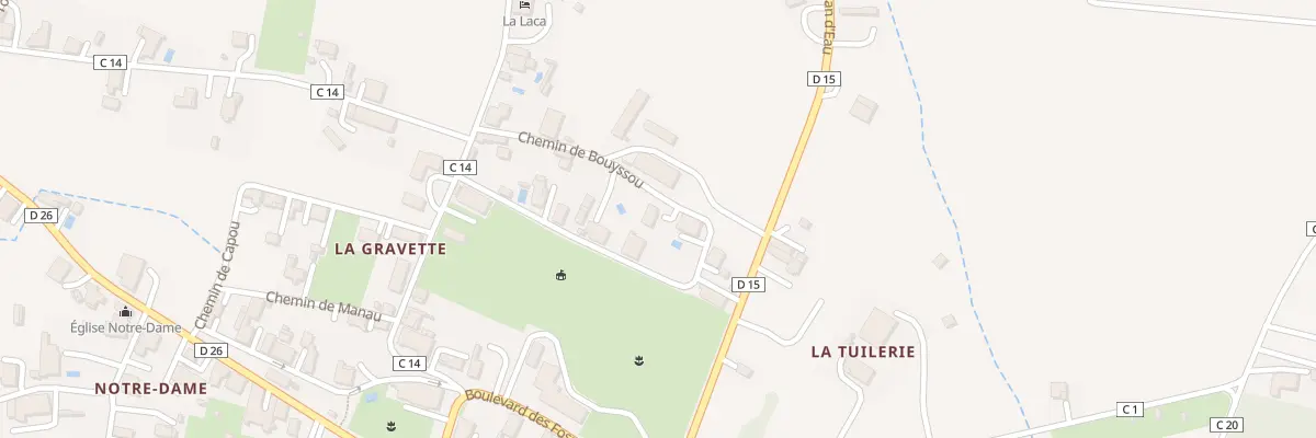 Plan du 3 Che de Bouyssou à Saint-Nicolas-de-la-Grave