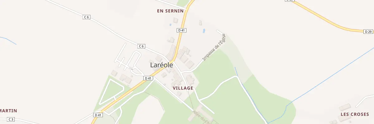 Plan du 39 Village à Laréole