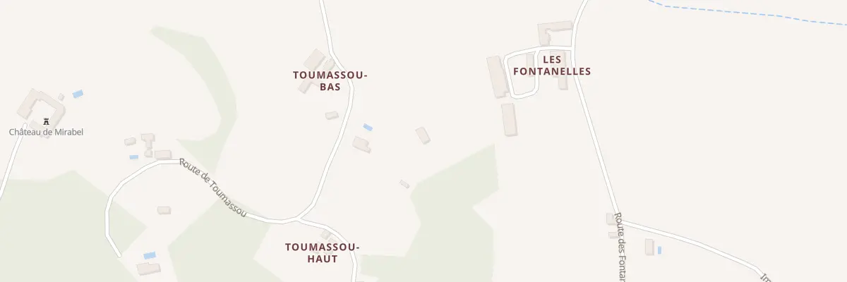 Plan du 175 Toumassou à Marnac