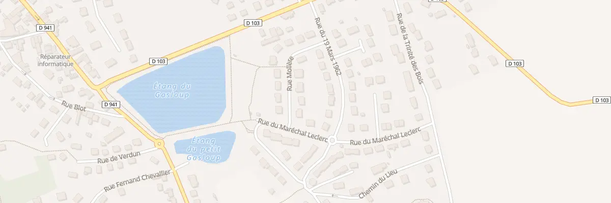 Plan du 7 Rue Molière à La Loupe
