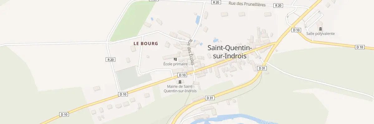 Plan du 2 Rue des Ecoles à Saint-Quentin-sur-Indrois