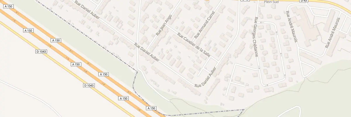 Plan du 28 Rue Daniel Auber à Maromme