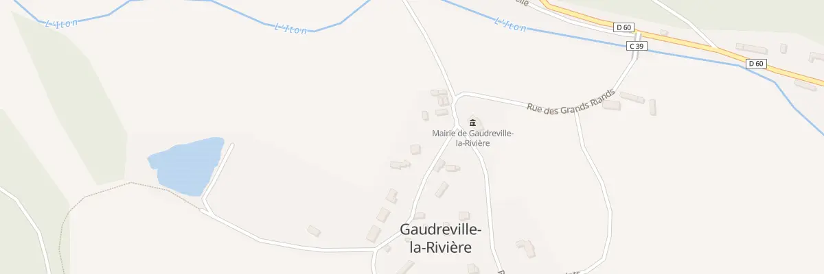 Plan du 4 Rue des Grands Riands à Gaudreville-la-Rivière
