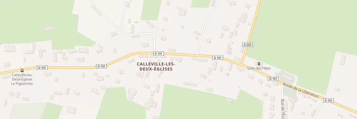 Plan du 284 Rte de la Republique à Calleville-les-Deux-Églises