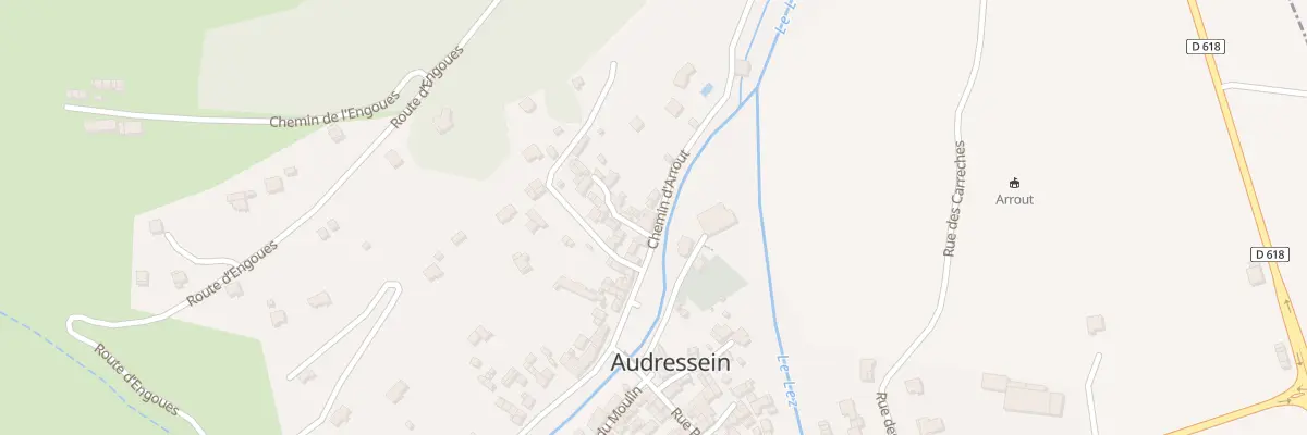 Plan du 77 Che d’Arrout à Audressein