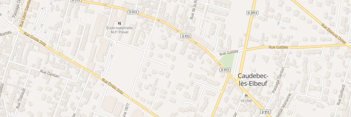 Plan du 103B Rue de la Commune 1871 à Caudebec-lès-Elbeuf