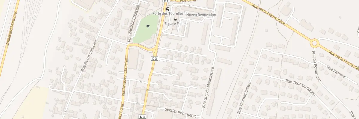 Plan du 1329B Rue Aristide Briand à Petit-Couronne