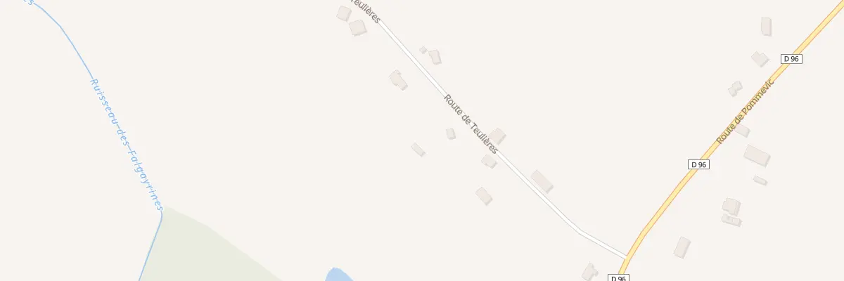 Plan du 281 Rte de Teulières à Saint-Paul-d’Espis
