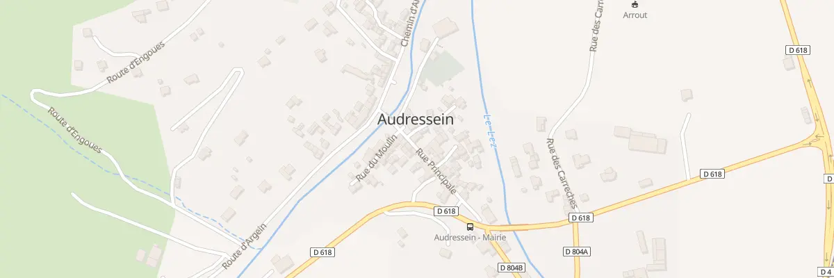 Plan du 38 Rue Principale à Audressein