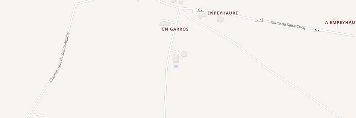 Plan du 1293 Rte de Saint-Cricq à Encausse