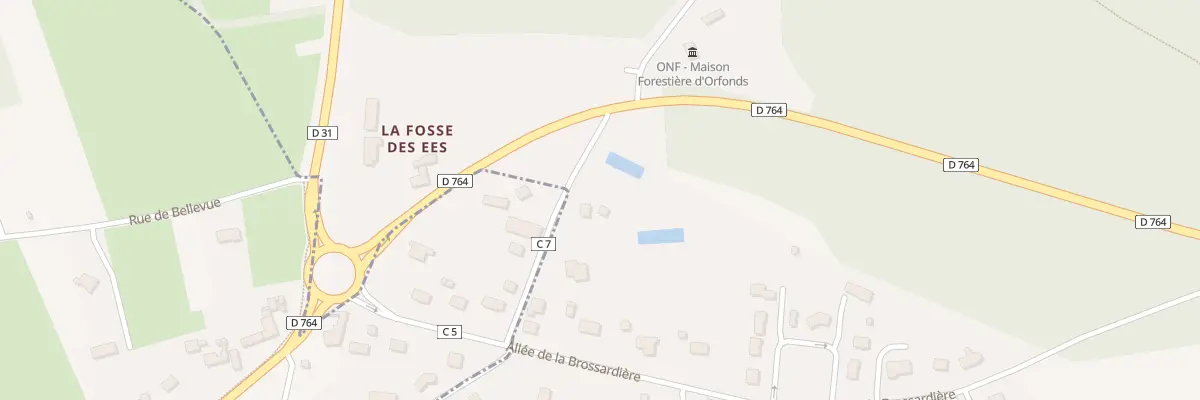 Plan du 23A La Brossardière à Ferrière-sur-Beaulieu