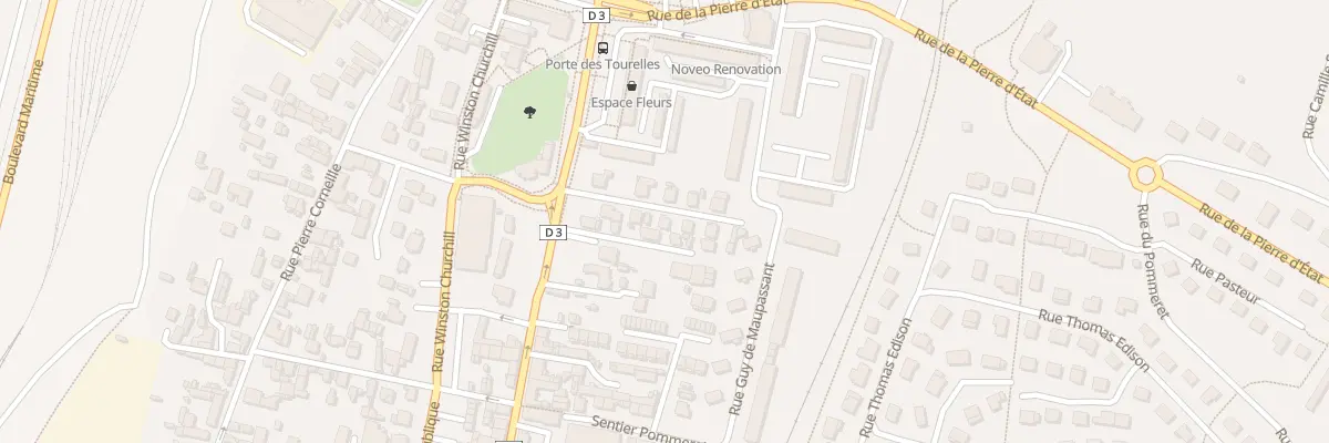 Plan du 1313 Rue Aristide Briand à Petit-Couronne