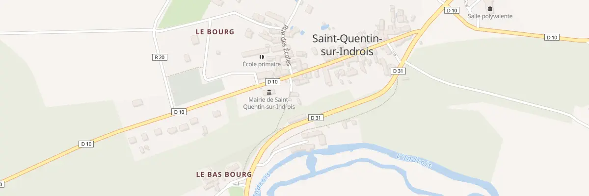 Plan du 28 Rue de l’Eglise à Saint-Quentin-sur-Indrois