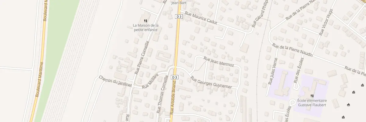 Plan du 821 Rue Aristide Briand à Petit-Couronne