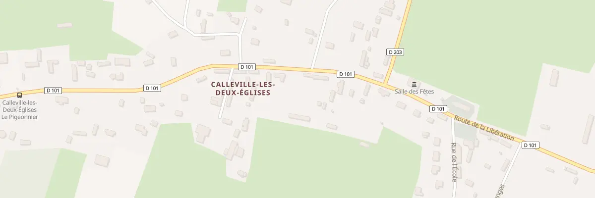 Plan du 252 Rte de la Republique à Calleville-les-Deux-Églises