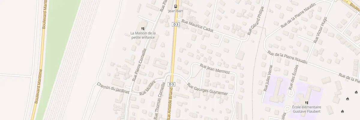 Plan du 807 Rue Aristide Briand à Petit-Couronne