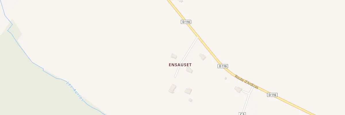 Plan du 5451 A Ensauset à L’Isle-Jourdain