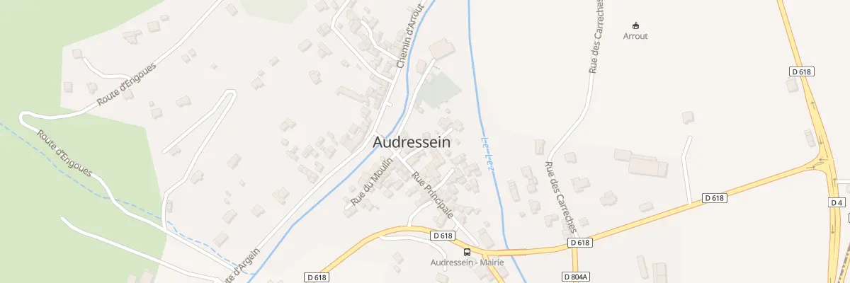 Plan du 31 Rue du Lez à Audressein